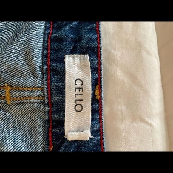 Cello Ripped Distressed Destroyed 100% Cotton Jeans size 7 - Picture 9 of 11